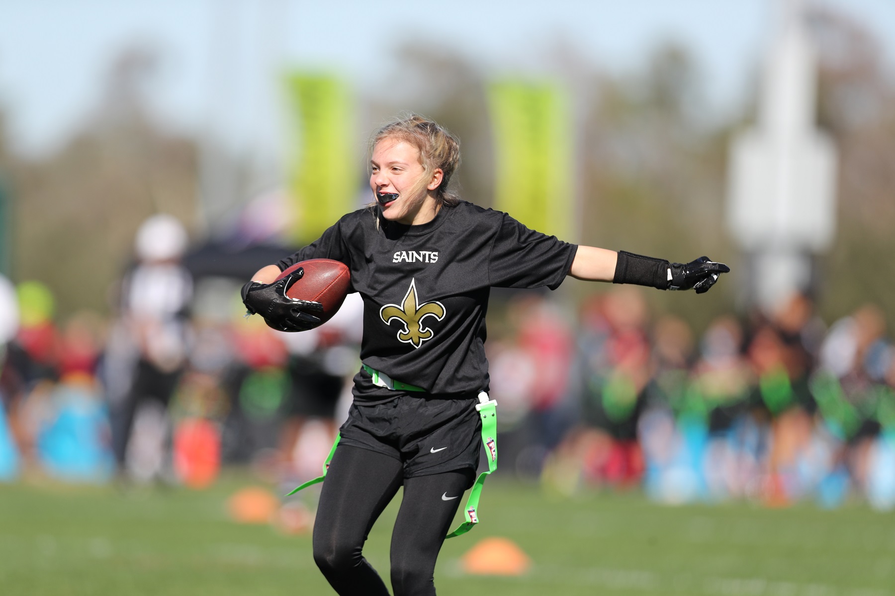 Students 'Fuel Up' With Flag Football